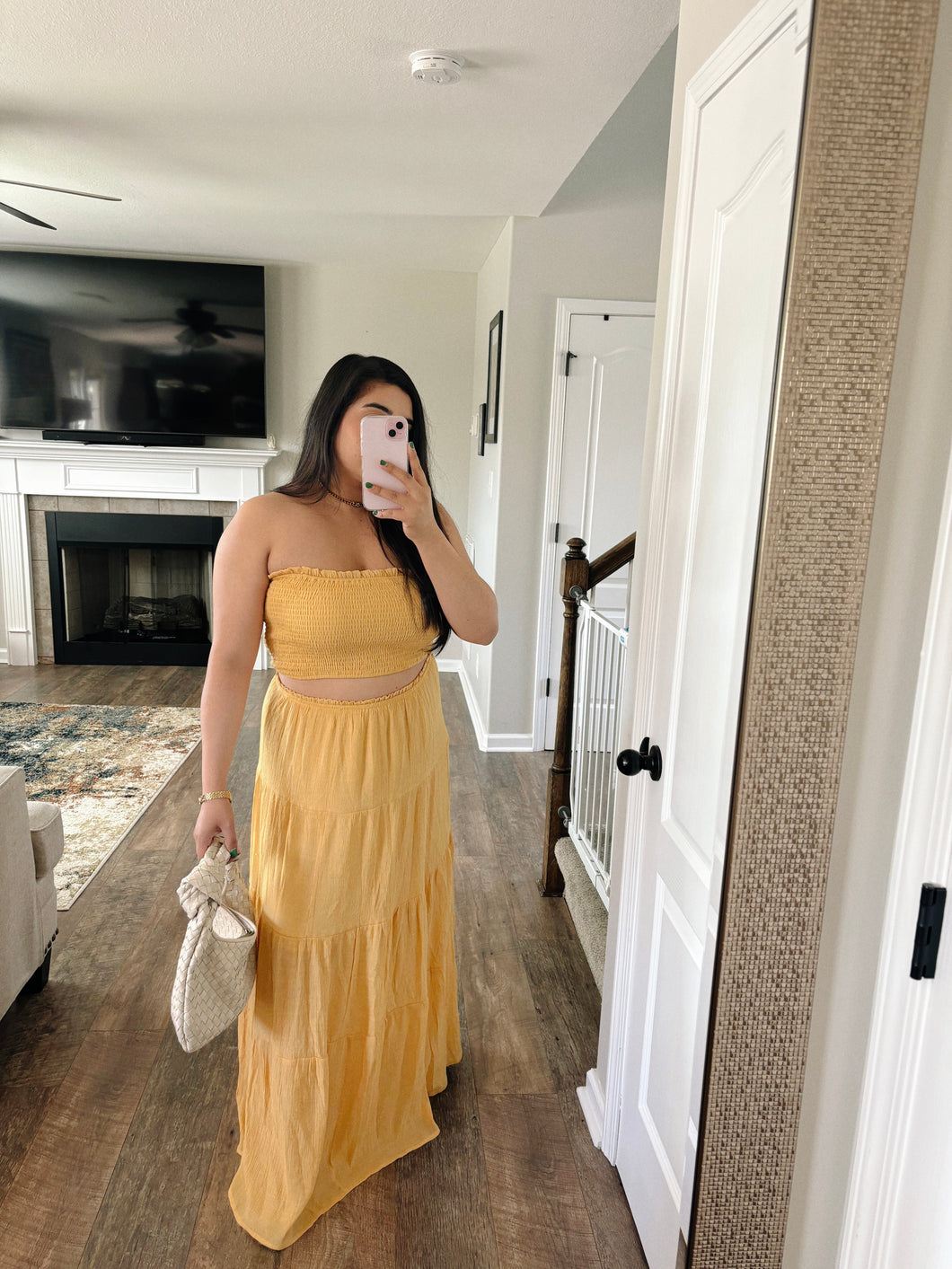 Sunset Tube Top & Maxi Skirt Set