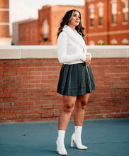 Load image into Gallery viewer, High Waisted Pleated Skirt
