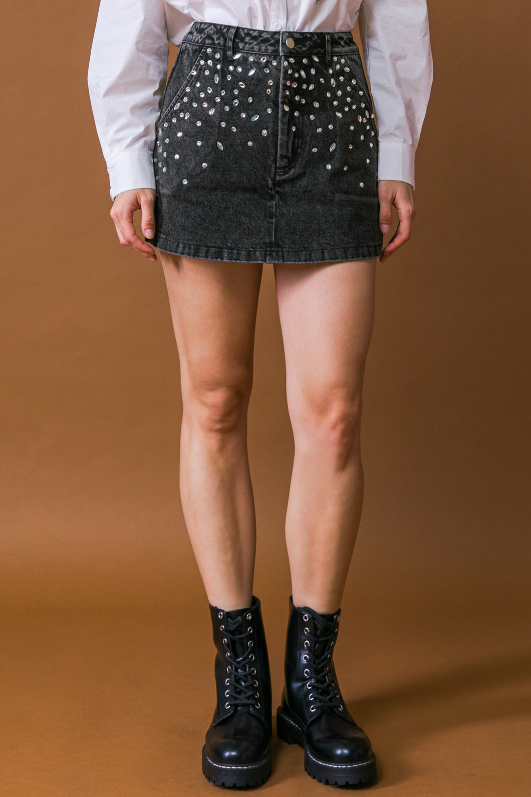 Denim Skort