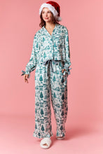 Load image into Gallery viewer, Christmas Satin PJ Set
