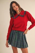 Load image into Gallery viewer, Holiday Pleated Skort
