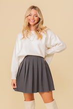 Load image into Gallery viewer, High Waisted Pleated Skirt
