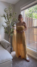 Load and play video in Gallery viewer, Sunset Tube Top &amp; Maxi Skirt Set
