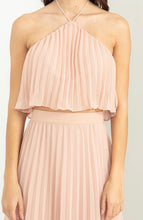 Load image into Gallery viewer, Feeling Blush Halter Top &amp; Skirt Set

